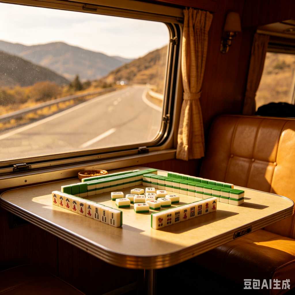 blue crystal mahjong set