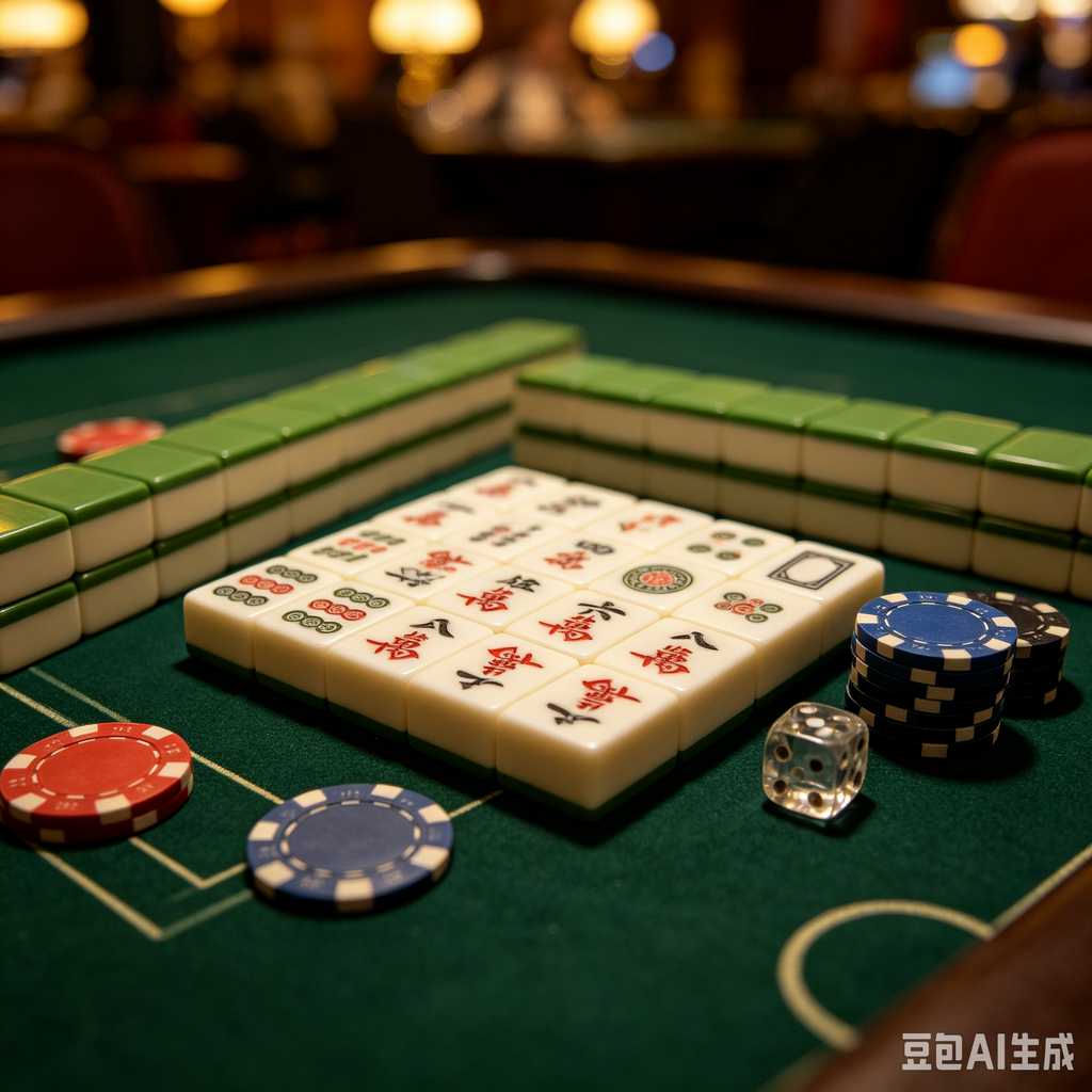 pink mahjong set